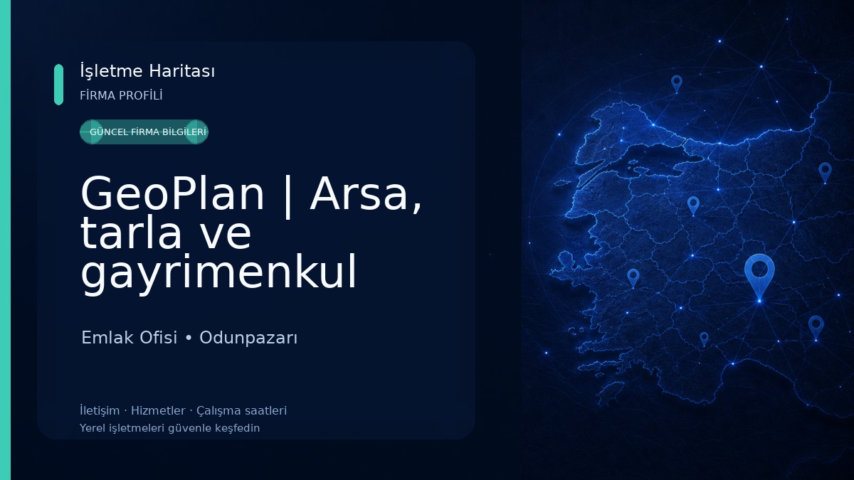 GeoPlan | Arsa, tarla ve gayrimenkul danışmanlığı. Eskişehir İmar, Parselasyon ve Gayrimenkul Yatırım Danışmanlığı Emlak Ofisi