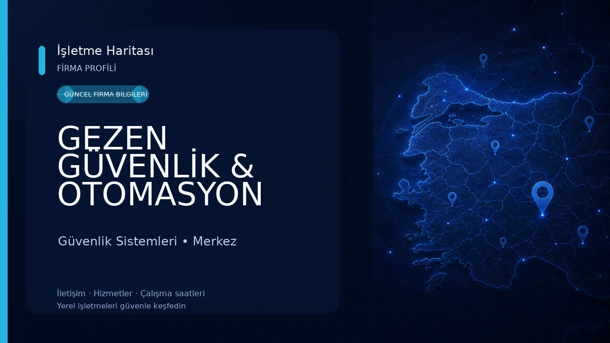 GEZEN GÜVENLİK & OTOMASYON SİSTEMLERİ Güvenlik Sistemleri