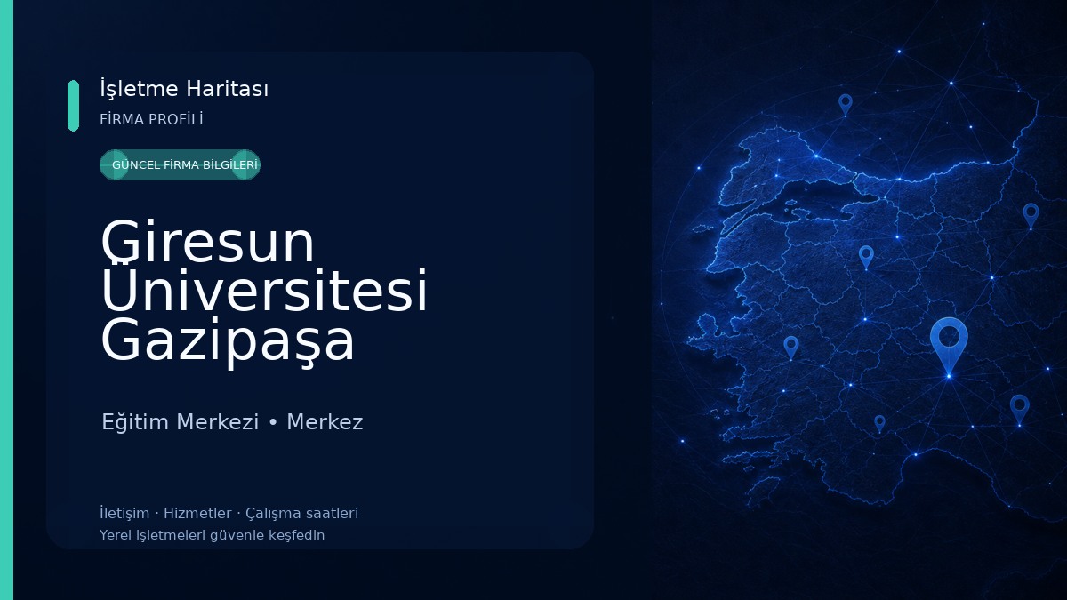 Giresun Üniversitesi Gazipaşa Yerleşkesi Eğitim Merkezi