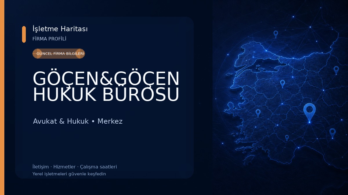 GÖÇEN&GÖÇEN HUKUK BÜROSU Avukat & Hukuk
