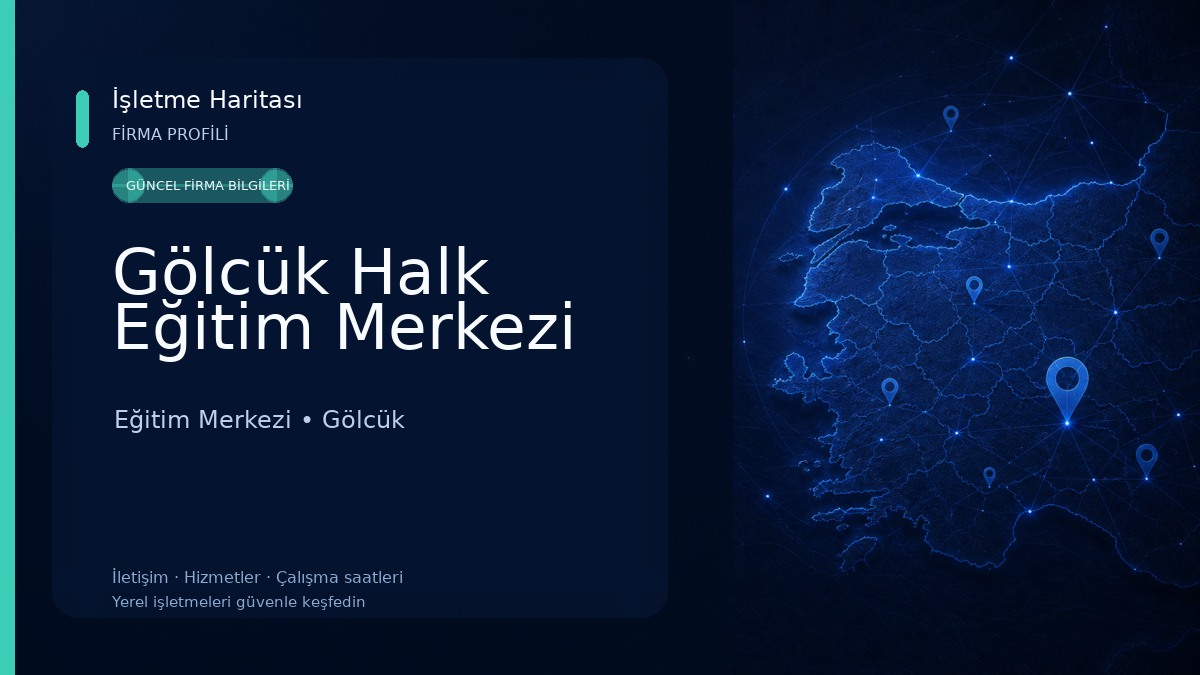 Gölcük Halk Eğitim Merkezi Eğitim Merkezi
