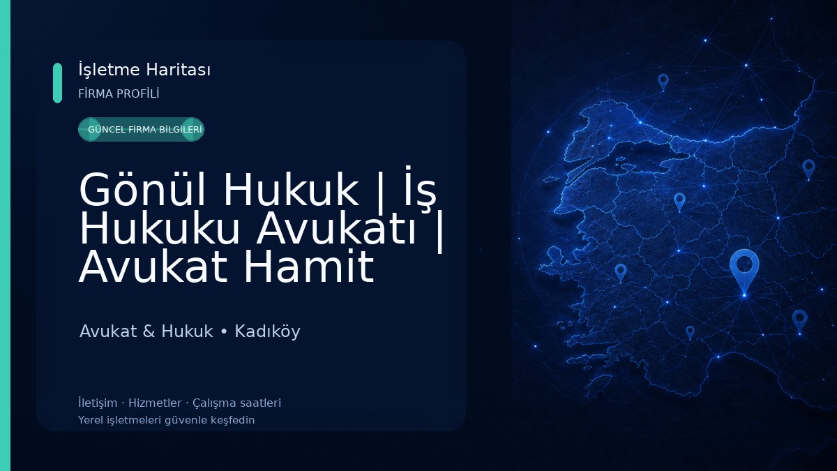 Gönül Hukuk | İş Hukuku Avukatı | Avukat Hamit Can Gönül Avukat & Hukuk