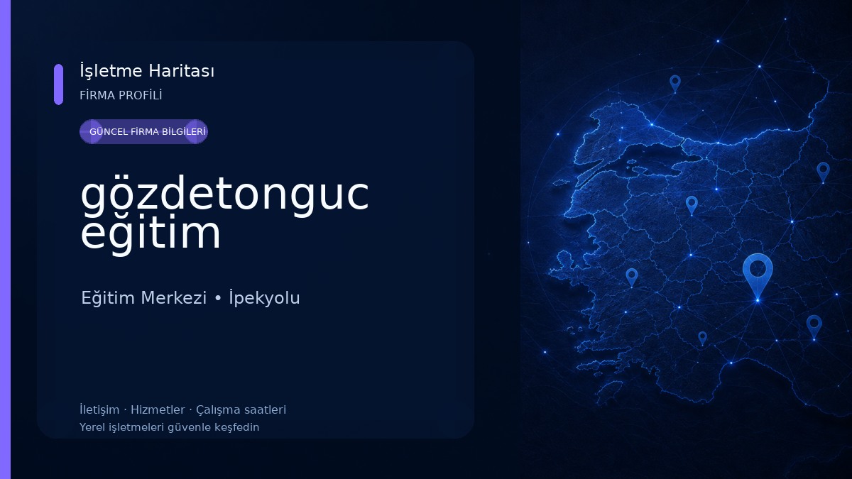 gözdetonguc eğitim Eğitim Merkezi