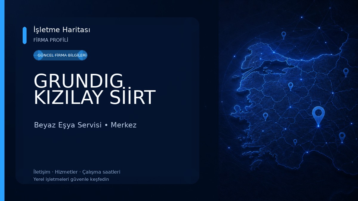 GRUNDIG KIZILAY SİİRT 