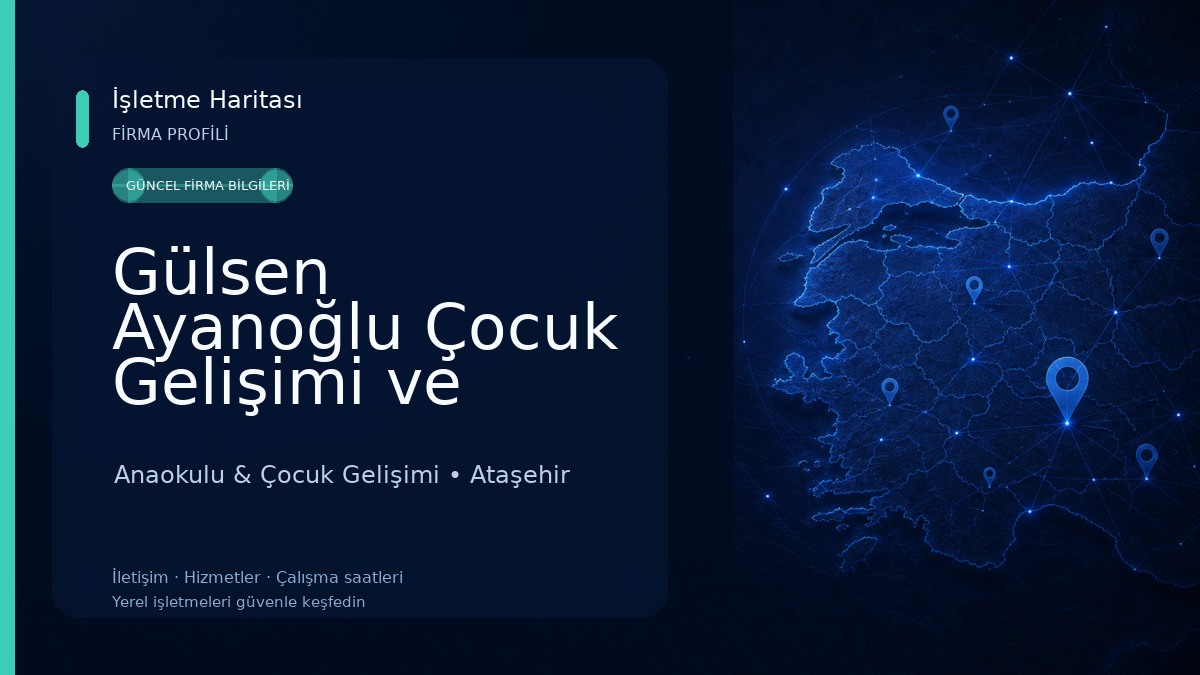 Gülsen Ayanoğlu Çocuk Gelişimi ve Danışmanlık Merkezi Anaokulu & Çocuk Gelişimi