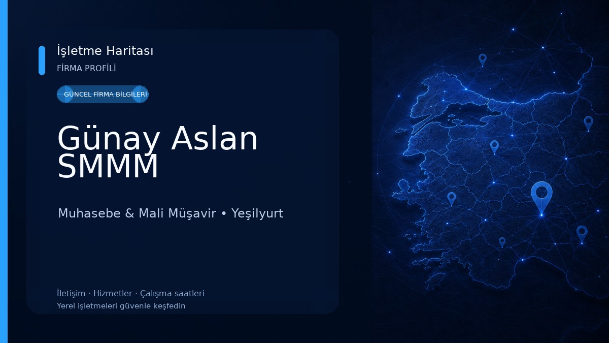 Günay Aslan SMMM Muhasebe & Mali Müşavir