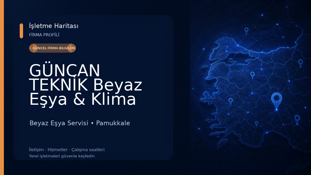 GÜNCAN TEKNİK Beyaz Eşya & Klima Korkmaz Yetkili servisi Beyaz Eşya Servisi
