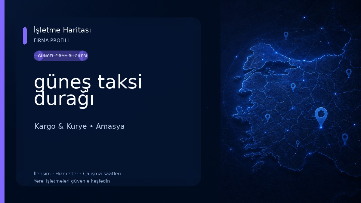 güneş taksi durağı Kargo & Kurye