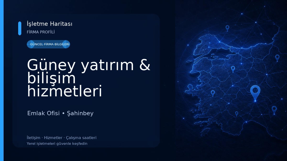 Güney yatırım & bilişim hizmetleri