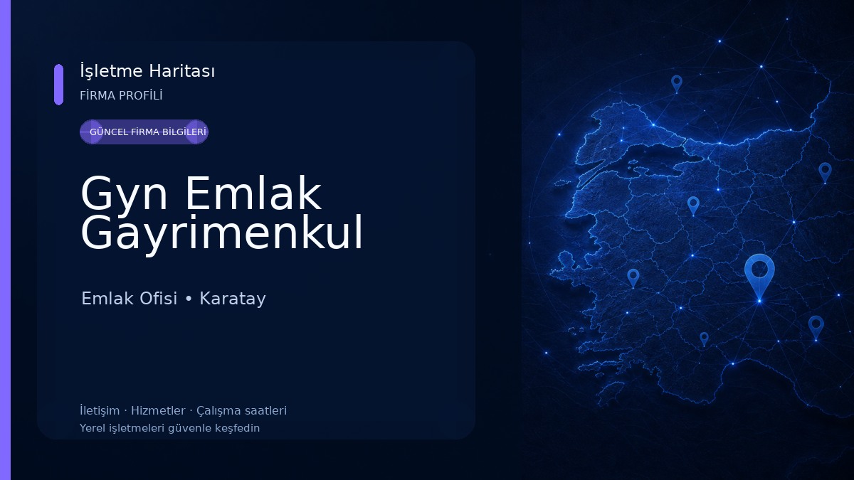 Gyn Emlak Gayrimenkul Emlak Ofisi