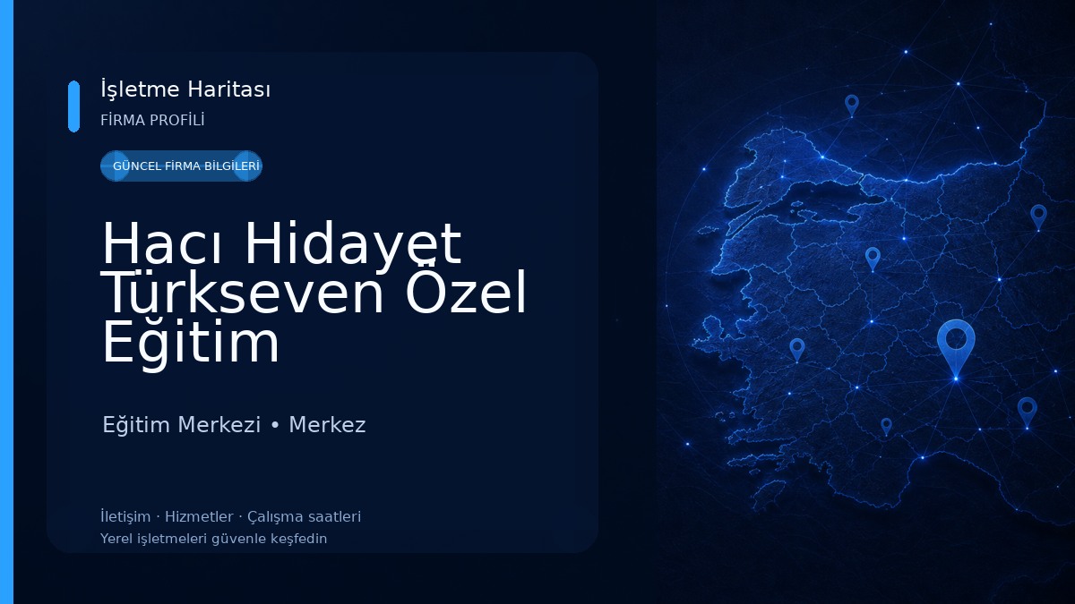 Hacı Hidayet Türkseven Özel Eğitim Uygulama Okulu Engelsiz Yaşam Merkezi Eğitim Merkezi