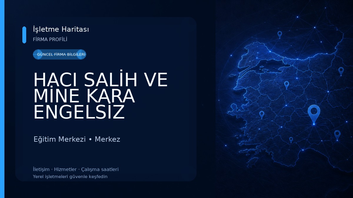 HACI SALİH VE MİNE KARA ENGELSİZ YAŞAM BAKIM VE REHABİLİTASYON MERKEZİ