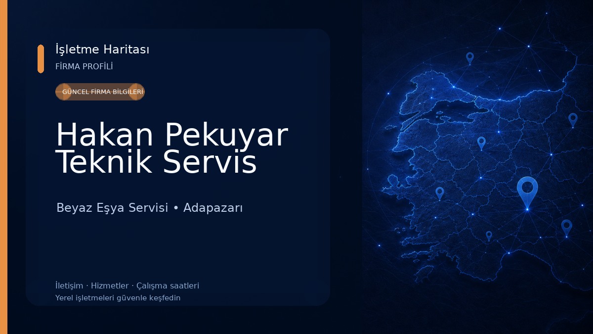 Hakan Pekuyar Teknik Servis