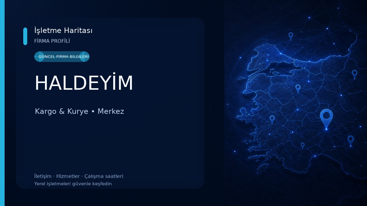 HALDEYİM Kargo & Kurye
