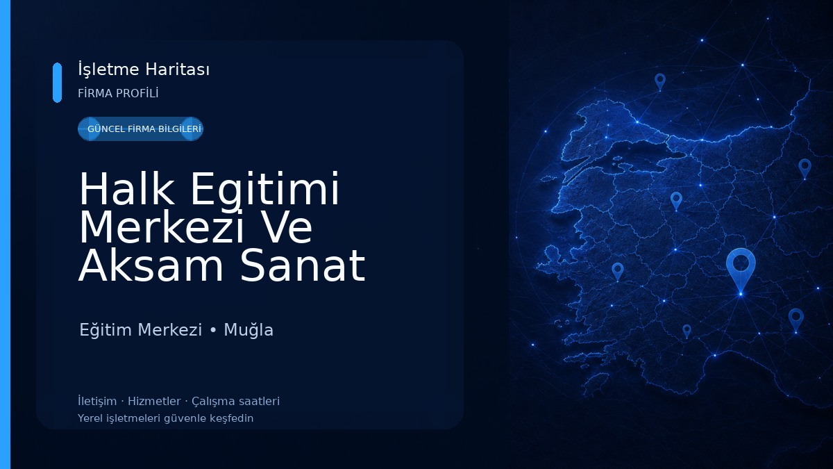 Halk Egitimi Merkezi Ve Aksam Sanat Okulu MüDürlü