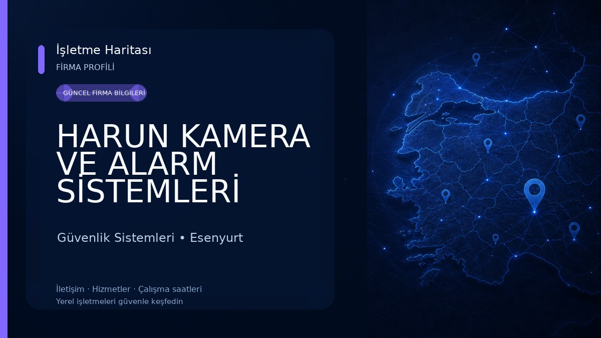 HARUN KAMERA VE ALARM SİSTEMLERİ