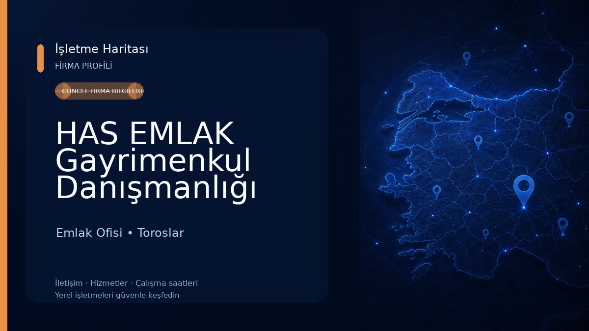 HAS EMLAK Gayrimenkul Danışmanlığı Ofisi Emlak Ofisi