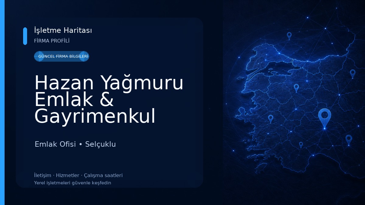 Hazan Yağmuru Emlak & Gayrimenkul Danışmanlık Emlak Ofisi