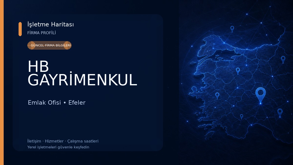 HB GAYRİMENKUL Emlak Ofisi