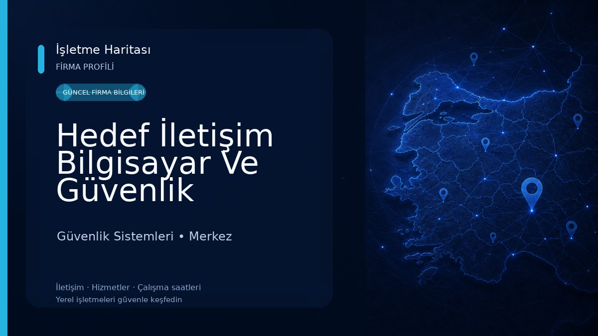 Hedef İletişim Bilgisayar Ve Güvenlik Sistemleri Güvenlik Sistemleri