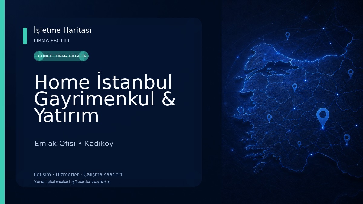 Home İstanbul Gayrimenkul & Yatırım Danışmanlığı