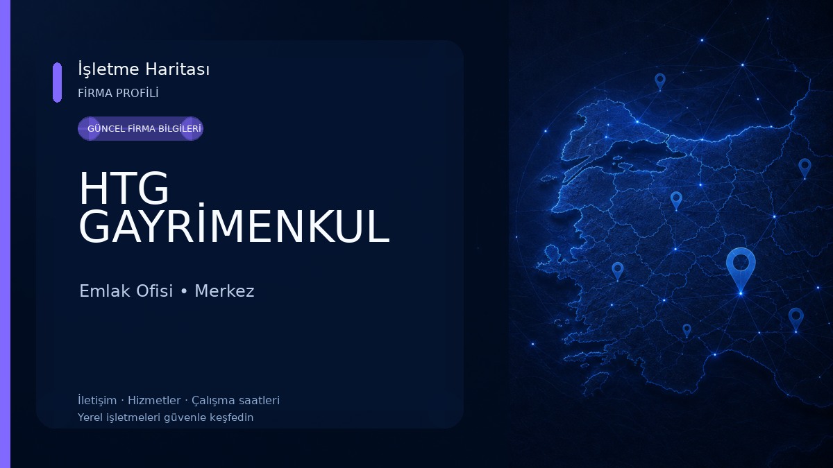 HTG GAYRİMENKUL Emlak Ofisi