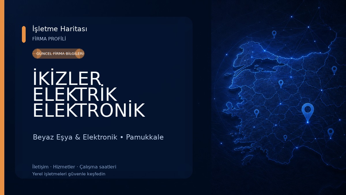 İKİZLER ELEKTRİK ELEKTRONİK Beyaz Eşya & Elektronik
