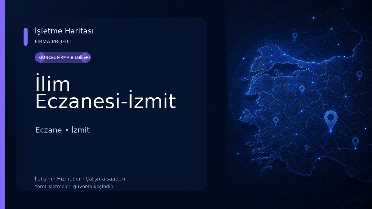 İlim Eczanesi-İzmit