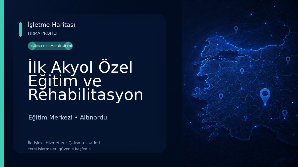 İlk Akyol Özel Eğitim ve Rehabilitasyon Merkezi Eğitim Merkezi