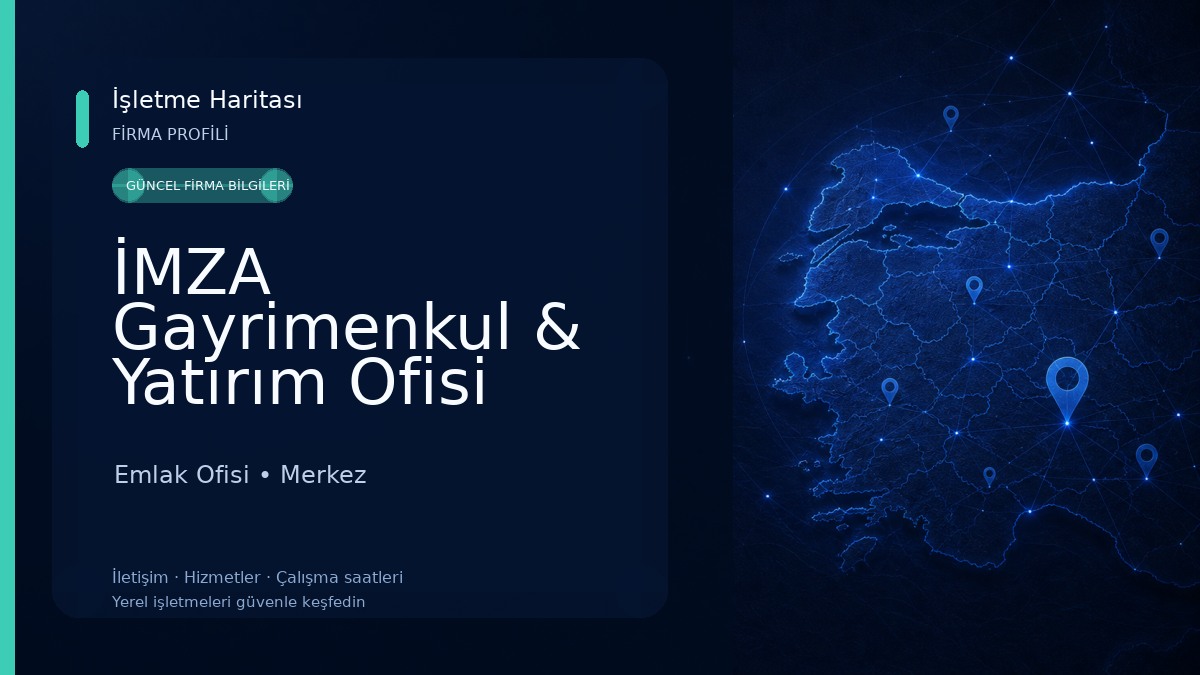 İMZA Gayrimenkul & Yatırım Ofisi