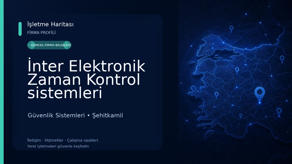 İnter Elektronik Zaman Kontrol sistemleri &GAZİANTEP GÜVENLİK SİSTEMLERİ KAMERA ALARM