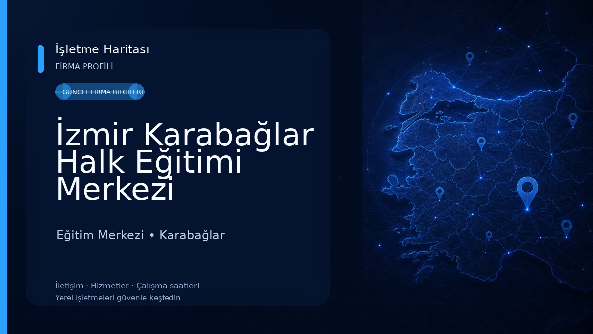 İzmir Karabağlar Halk Eğitimi Merkezi Müdürlüğü Eğitim Merkezi