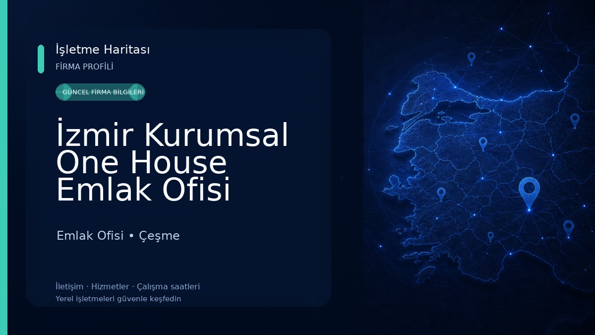 İzmir Kurumsal One House Emlak Ofisi