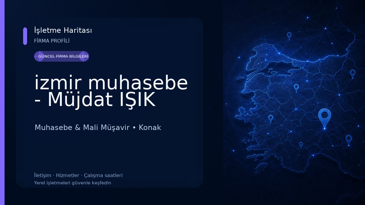izmir muhasebe - Müjdat IŞIK 