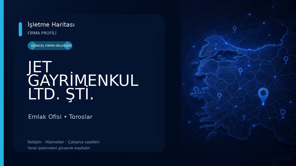 JET GAYRİMENKUL LTD. ŞTİ. Emlak Ofisi