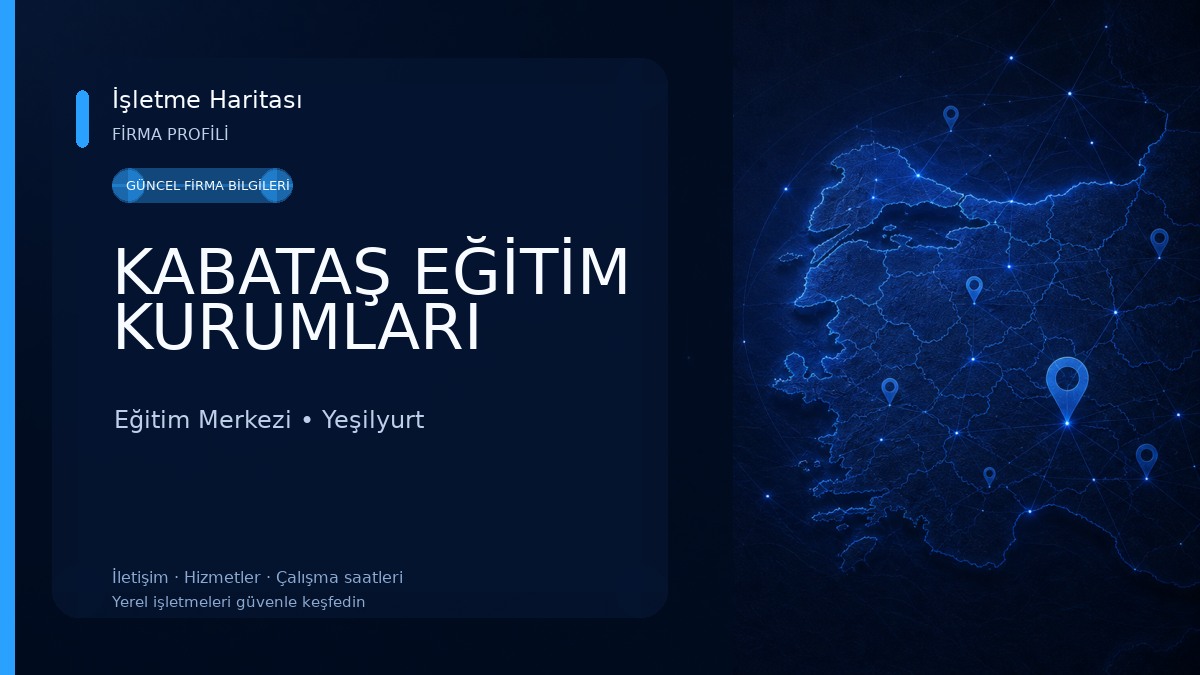 KABATAŞ EĞİTİM KURUMLARI Eğitim Merkezi