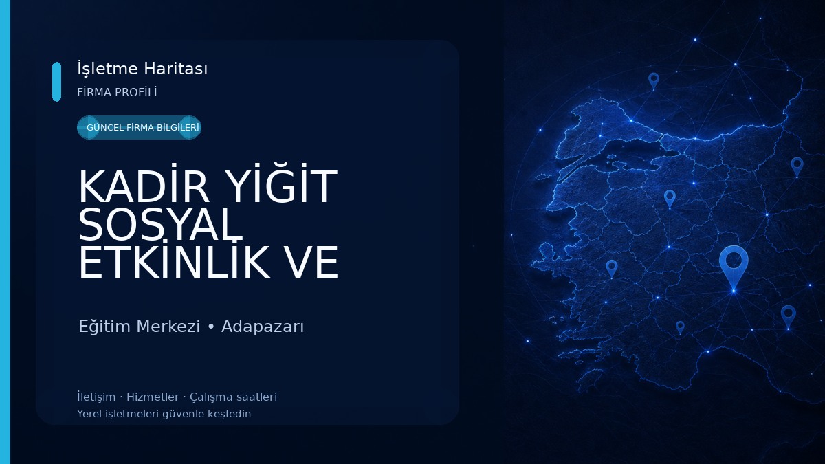 KADİR YİĞİT SOSYAL ETKİNLİK VE GELİŞİM MERKEZİ 