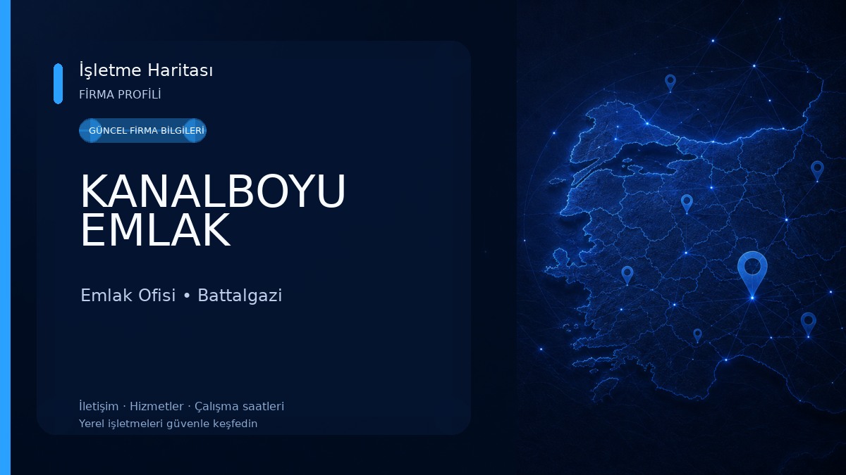 KANALBOYU EMLAK Emlak Ofisi