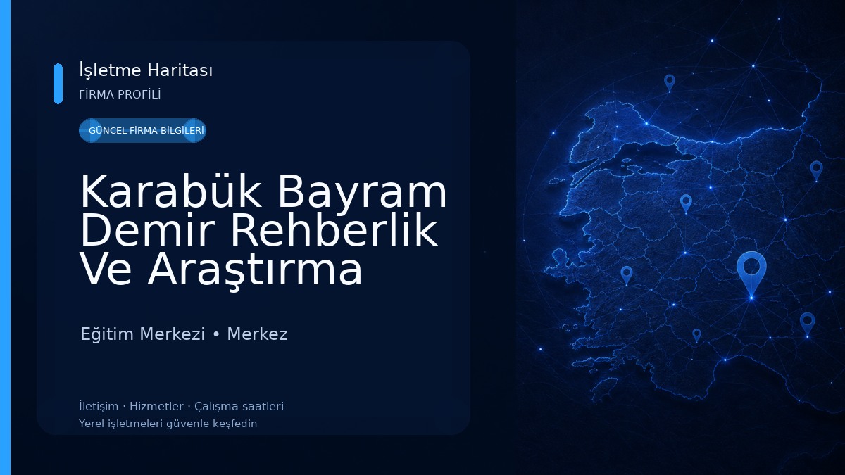 Karabük Bayram Demir Rehberlik Ve Araştırma Merkezi