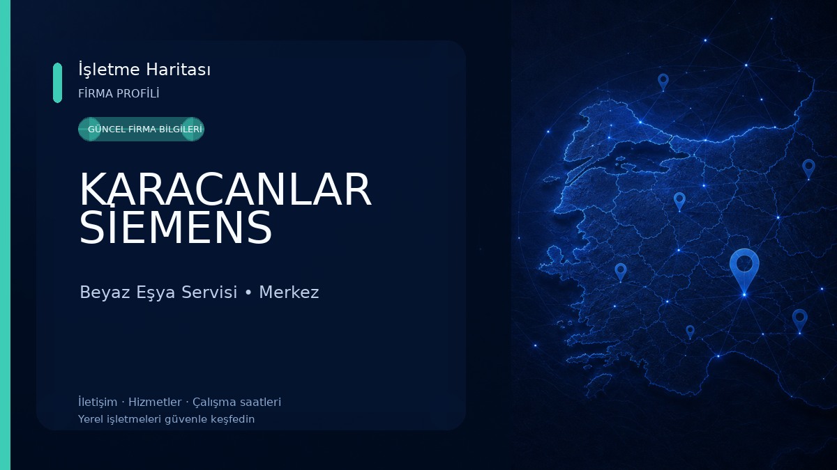 KARACANLAR SİEMENS Beyaz Eşya Servisi