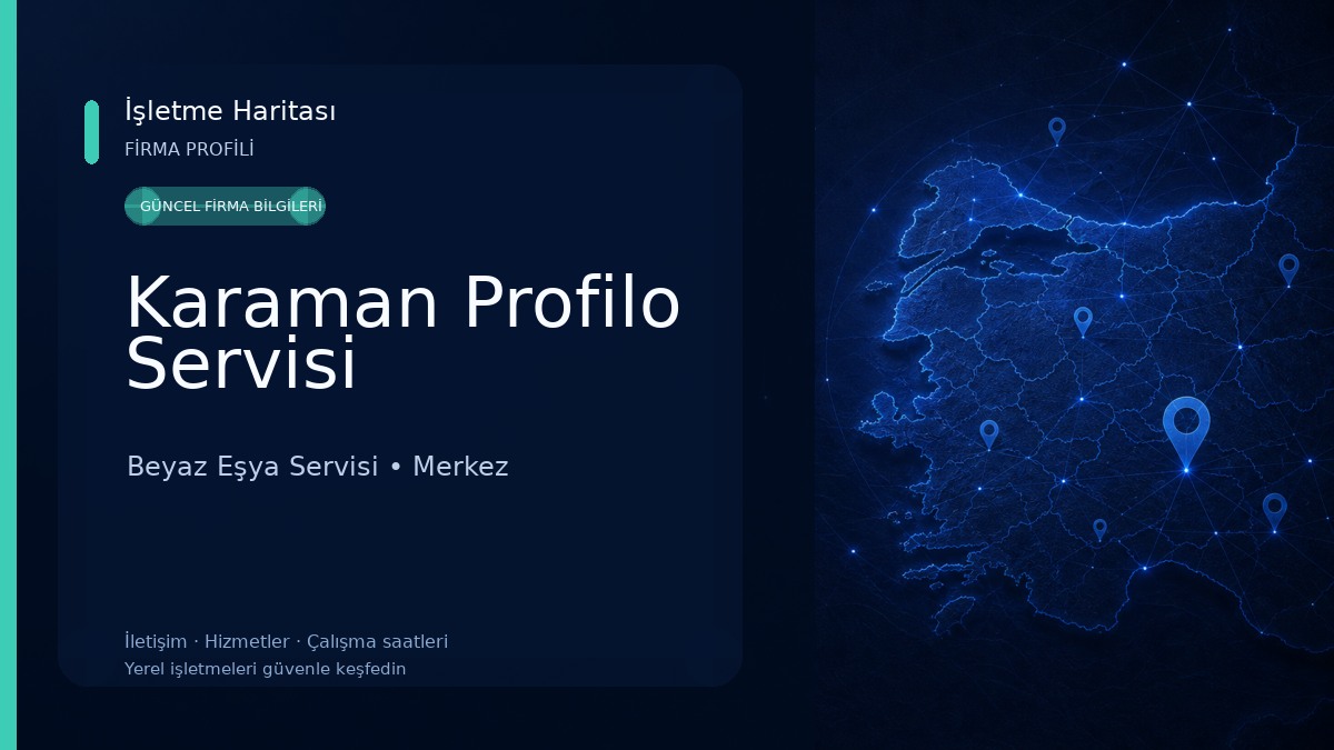 Karaman Profilo Servisi Beyaz Eşya Servisi
