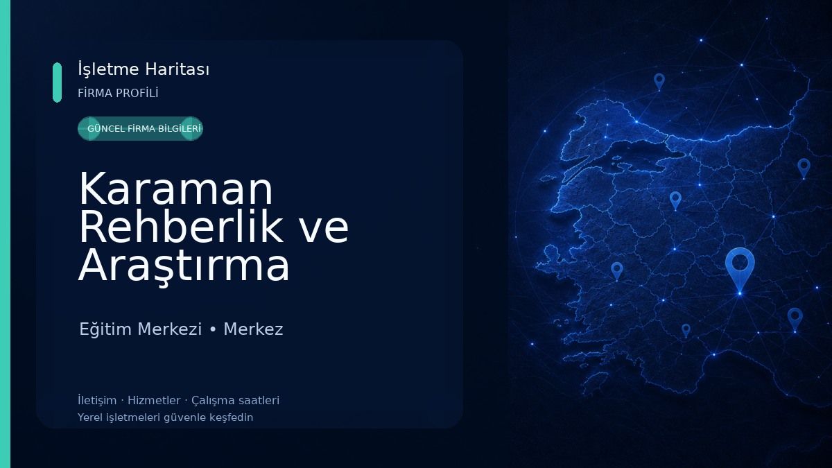 Karaman Rehberlik ve Araştırma Merkezi -KARAMAN RAM