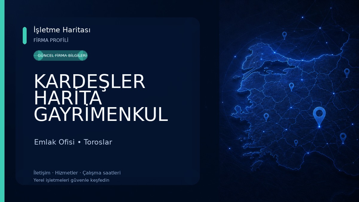 KARDEŞLER HARİTA GAYRİMENKUL DEĞERLEME VE DANIŞMANLIK Emlak Ofisi