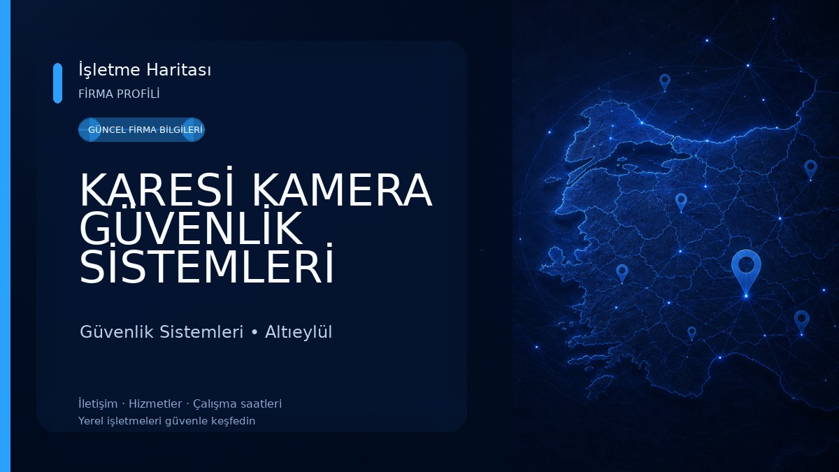 KARESİ KAMERA GÜVENLİK SİSTEMLERİ Güvenlik Sistemleri