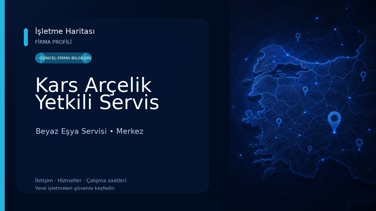 Kars Arçelik Yetkili Servis Beyaz Eşya Servisi