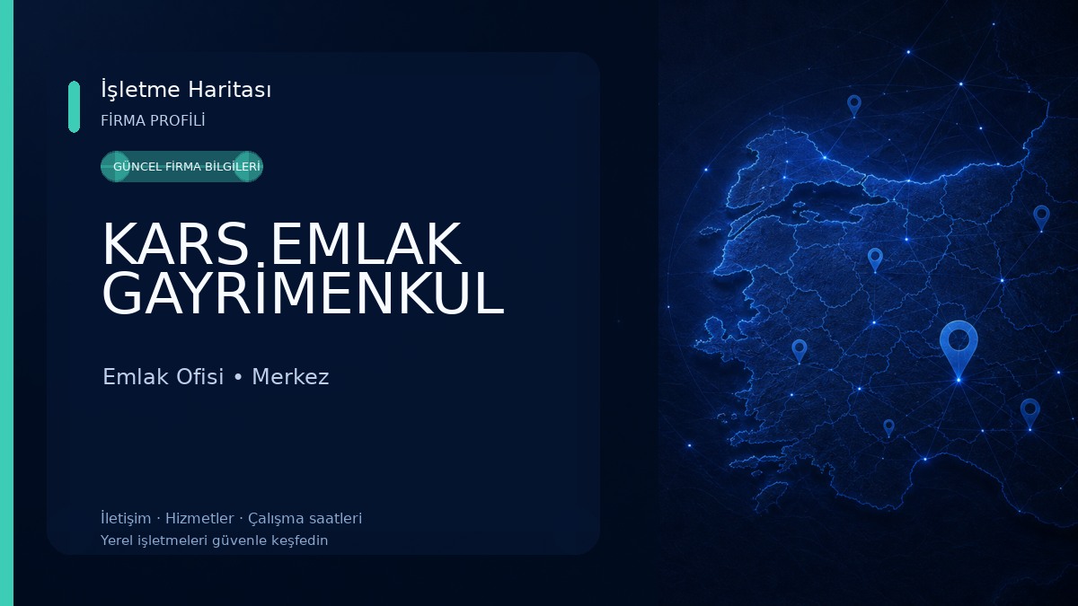 KARS EMLAK GAYRİMENKUL Emlak Ofisi