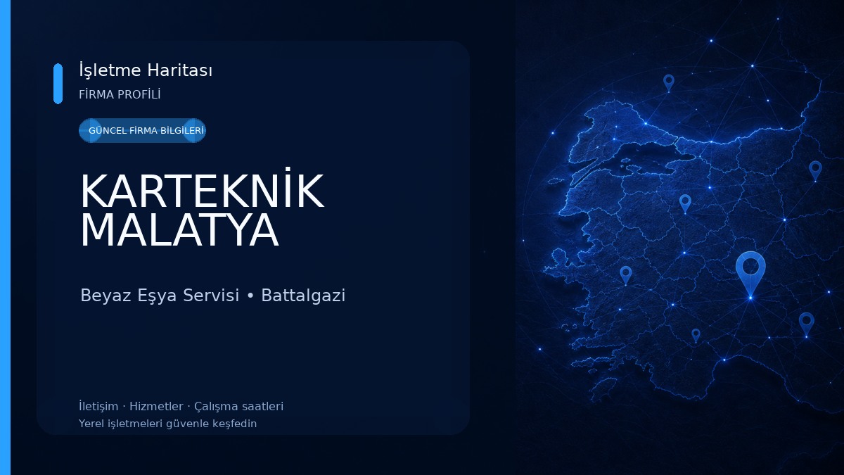 KARTEKNİK MALATYA Beyaz Eşya Servisi