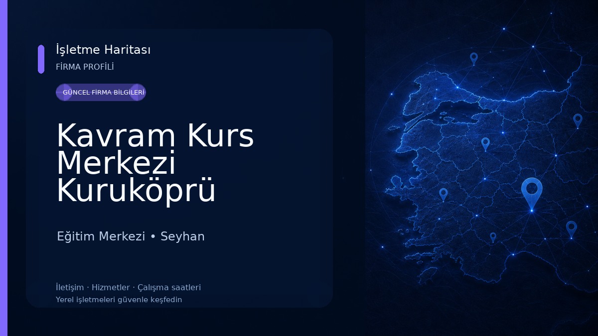 Kavram Kurs Merkezi Kuruköprü Eğitim Merkezi