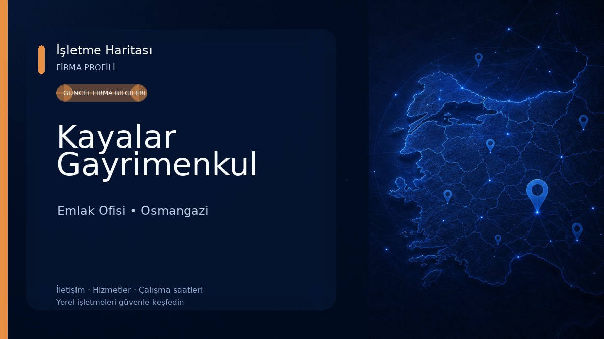 Kayalar Gayrimenkul Emlak Ofisi