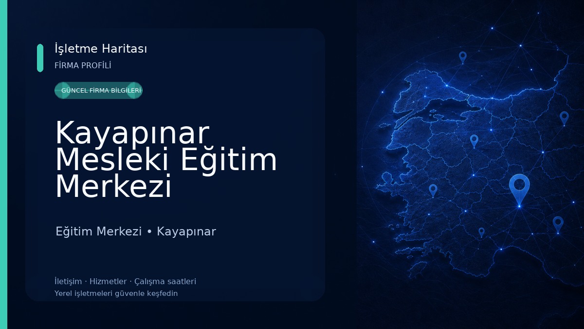 Kayapınar Mesleki Eğitim Merkezi Eğitim Merkezi
